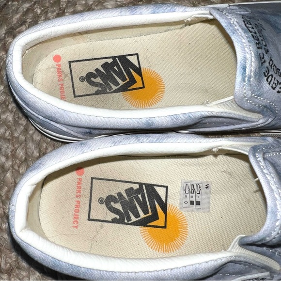 Limited Edition Vans X Parks Project Tie Dye Marshmallow - Picture 5 of 9